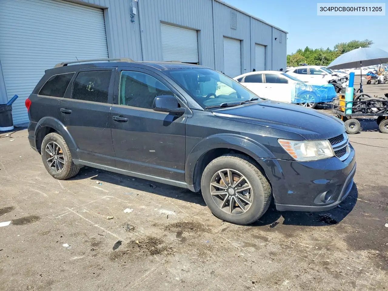 2017 Dodge Journey Sxt VIN: 3C4PDCBG0HT511205 Lot: 61503156