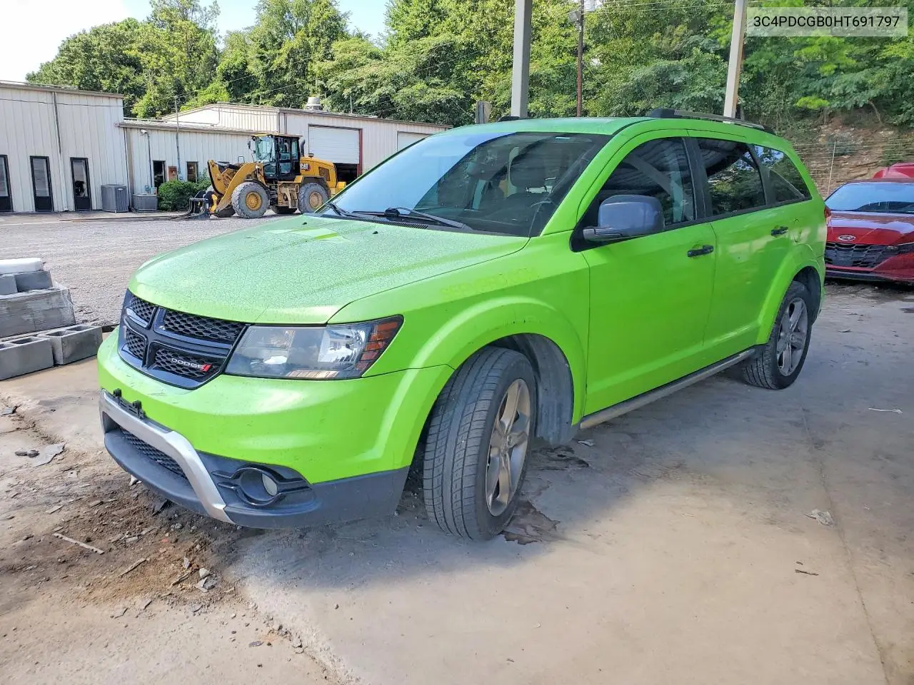 2017 Dodge Journey Crossroad VIN: 3C4PDCGB0HT691797 Lot: 61615096