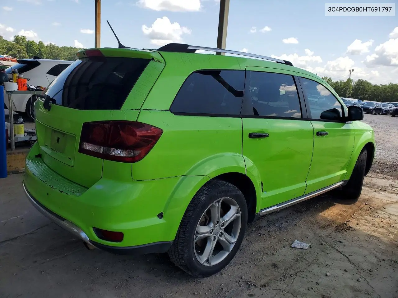 2017 Dodge Journey Crossroad VIN: 3C4PDCGB0HT691797 Lot: 61615096