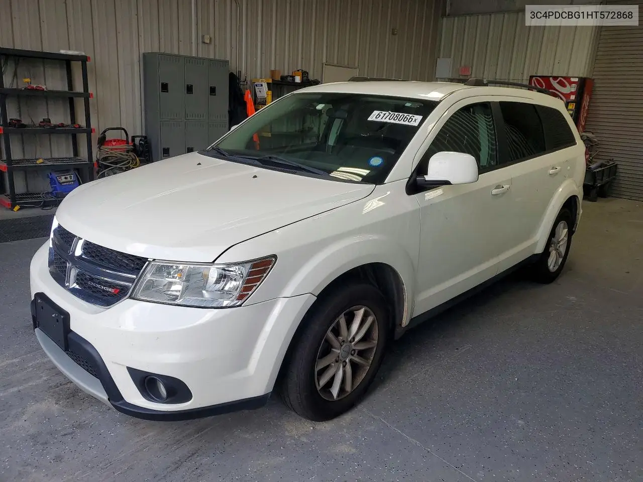 2017 Dodge Journey Sxt VIN: 3C4PDCBG1HT572868 Lot: 61708066