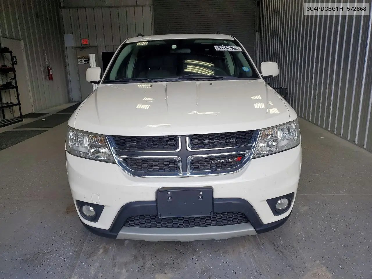 2017 Dodge Journey Sxt VIN: 3C4PDCBG1HT572868 Lot: 61708066