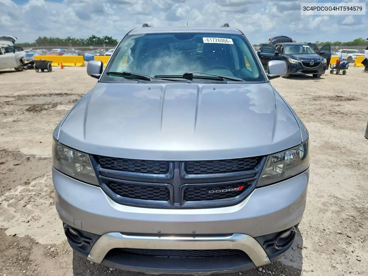 2017 Dodge Journey Crossroad VIN: 3C4PDCGG4HT594579 Lot: 61726066