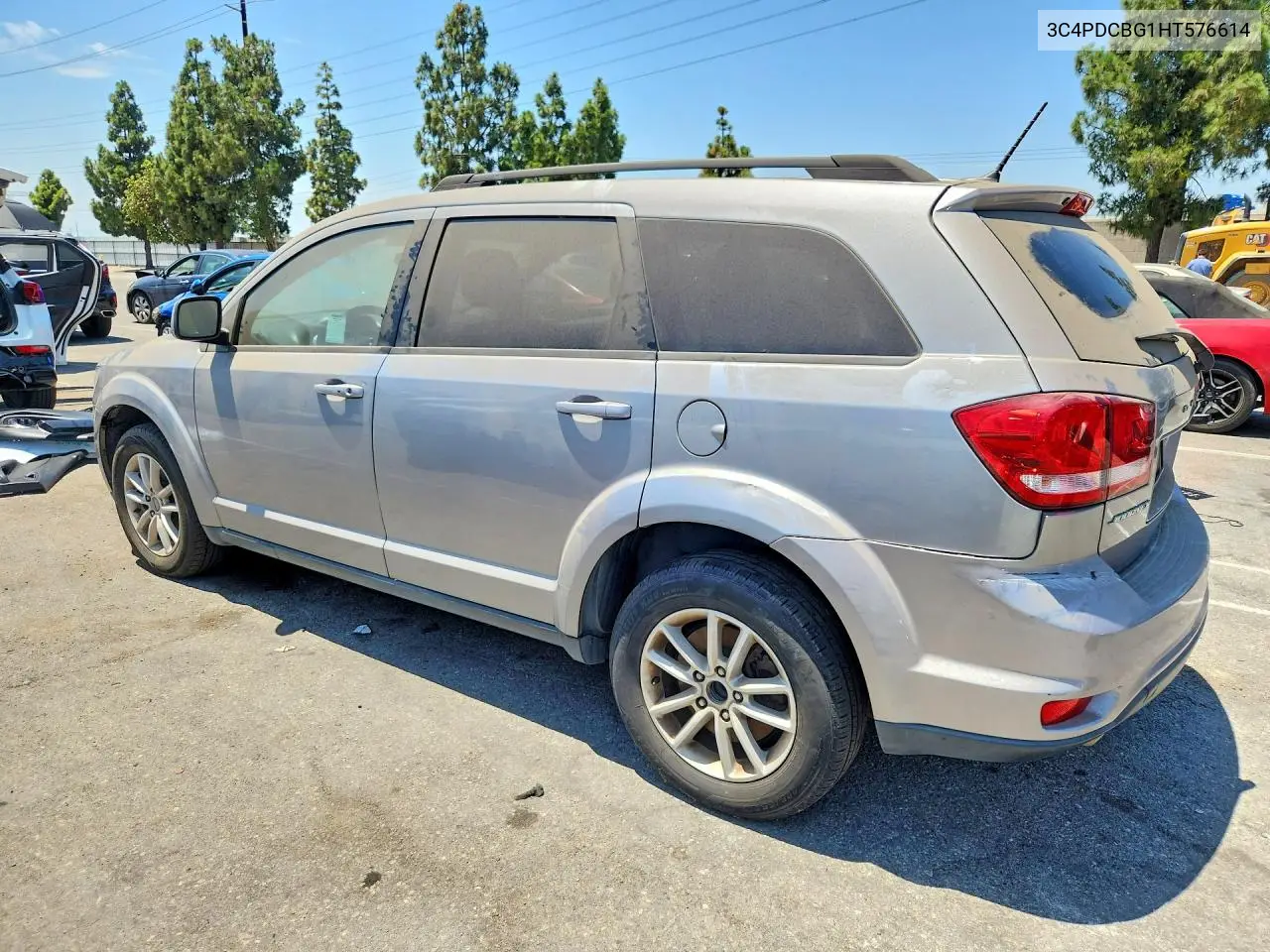 2017 Dodge Journey Sxt VIN: 3C4PDCBG1HT576614 Lot: 61739206