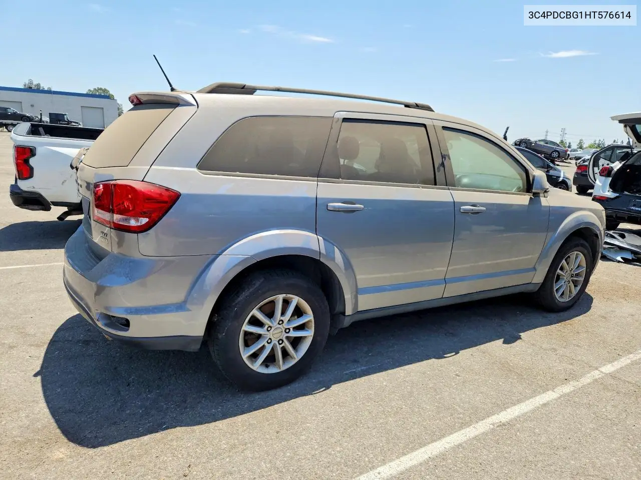 2017 Dodge Journey Sxt VIN: 3C4PDCBG1HT576614 Lot: 61739206