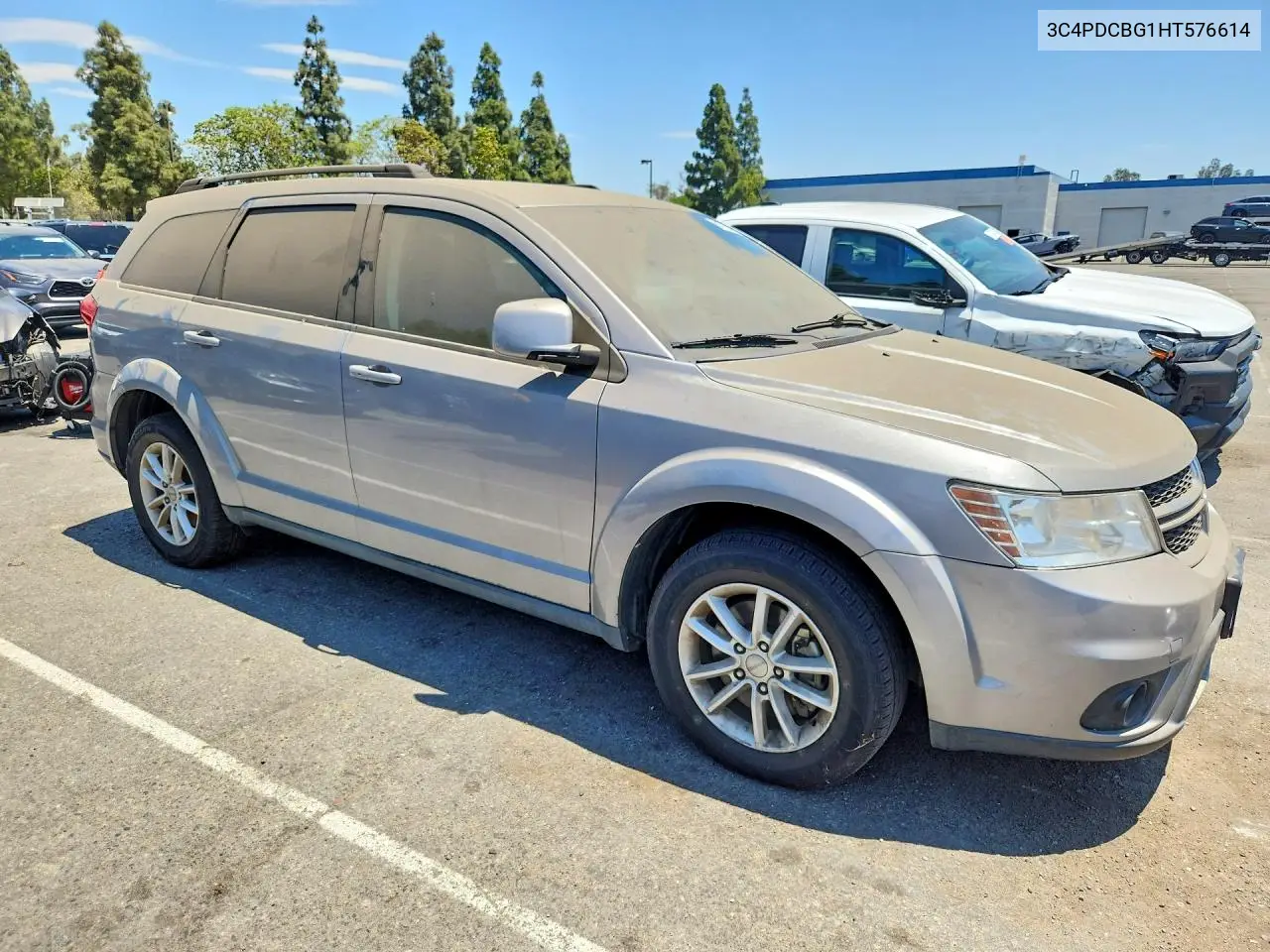 2017 Dodge Journey Sxt VIN: 3C4PDCBG1HT576614 Lot: 61739206