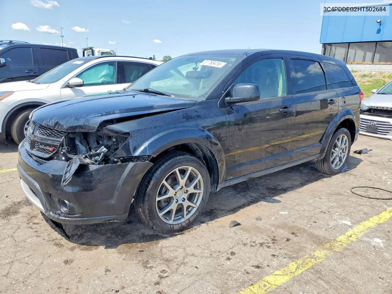 2017 Dodge Journey Gt VIN: 3C4PDDEG2HT502684 Lot: 61768416