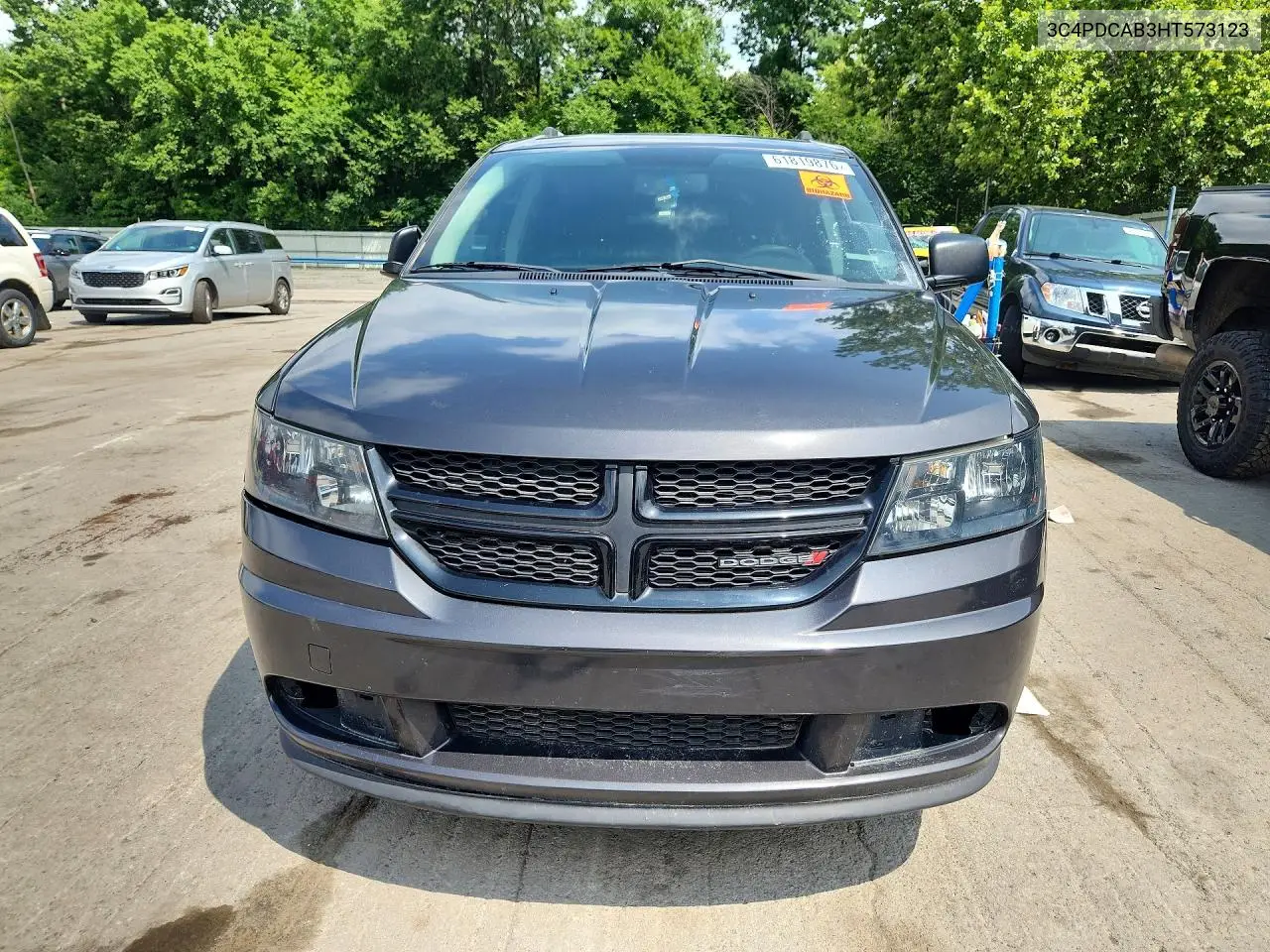 2017 Dodge Journey Se VIN: 3C4PDCAB3HT573123 Lot: 61819876