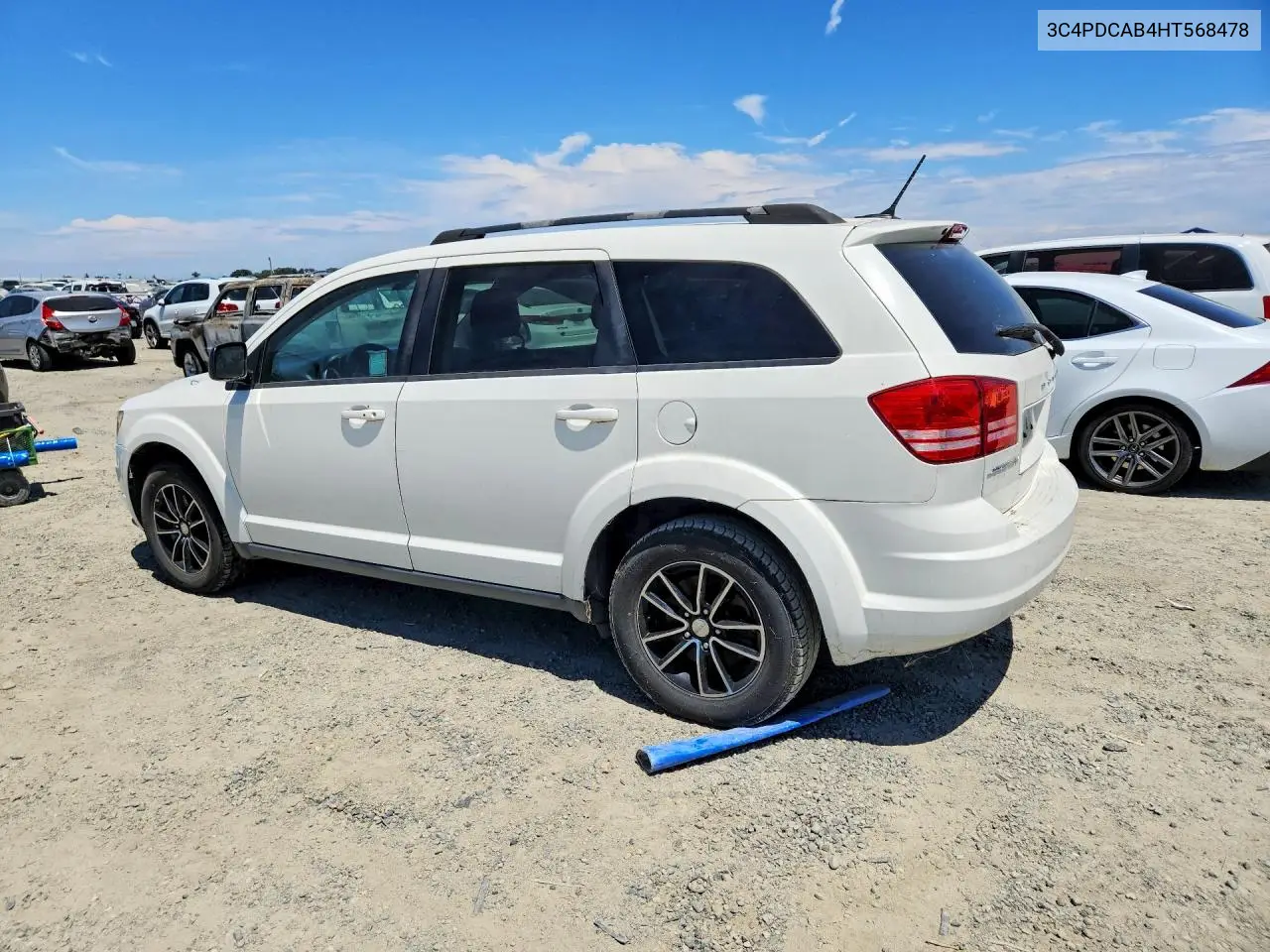 2017 Dodge Journey Se VIN: 3C4PDCAB4HT568478 Lot: 62157206