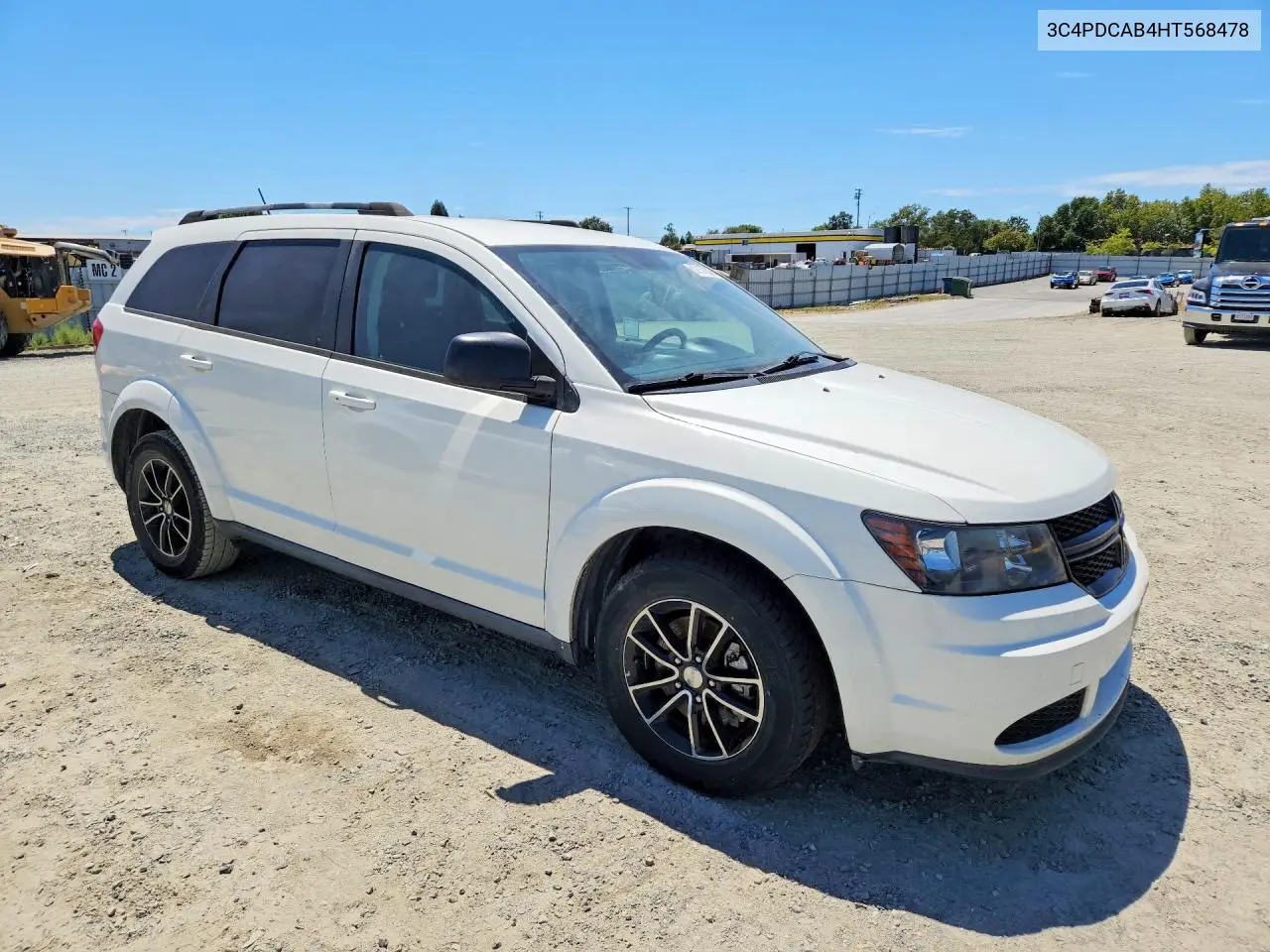 2017 Dodge Journey Se VIN: 3C4PDCAB4HT568478 Lot: 62157206