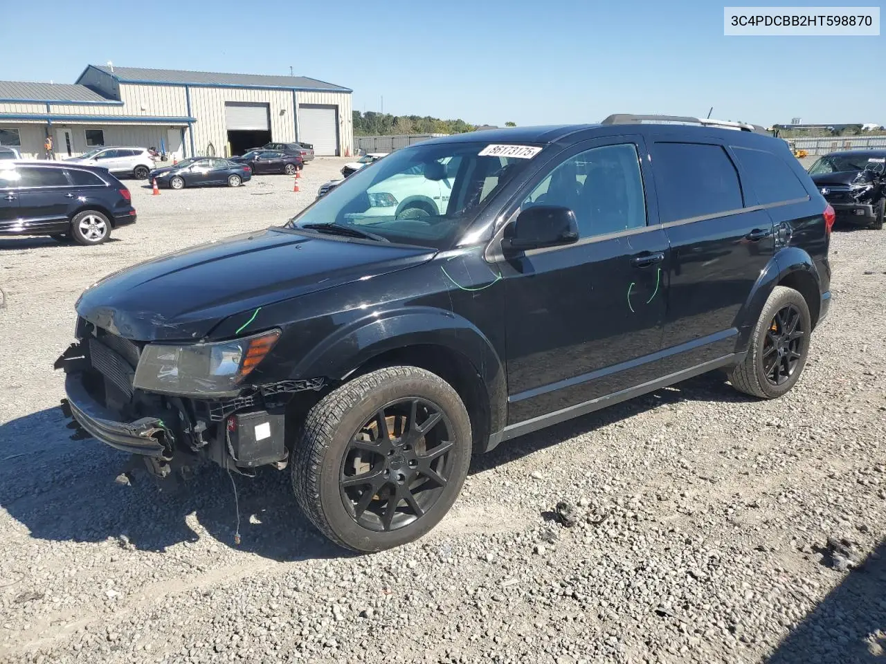 3C4PDCBB2HT598870 2017 Dodge Journey Sxt