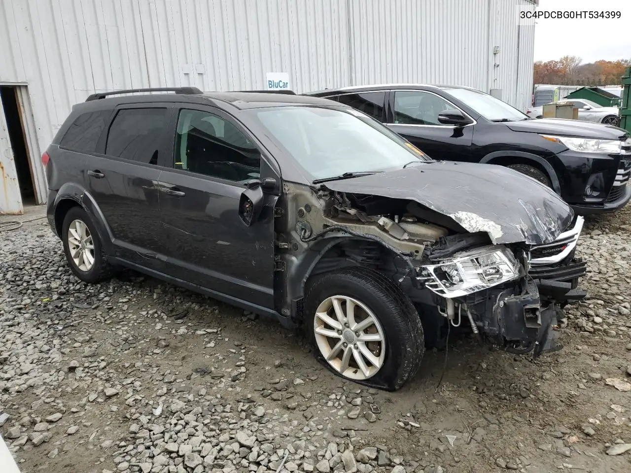 2017 Dodge Journey Sxt VIN: 3C4PDCBG0HT534399 Lot: 90992305