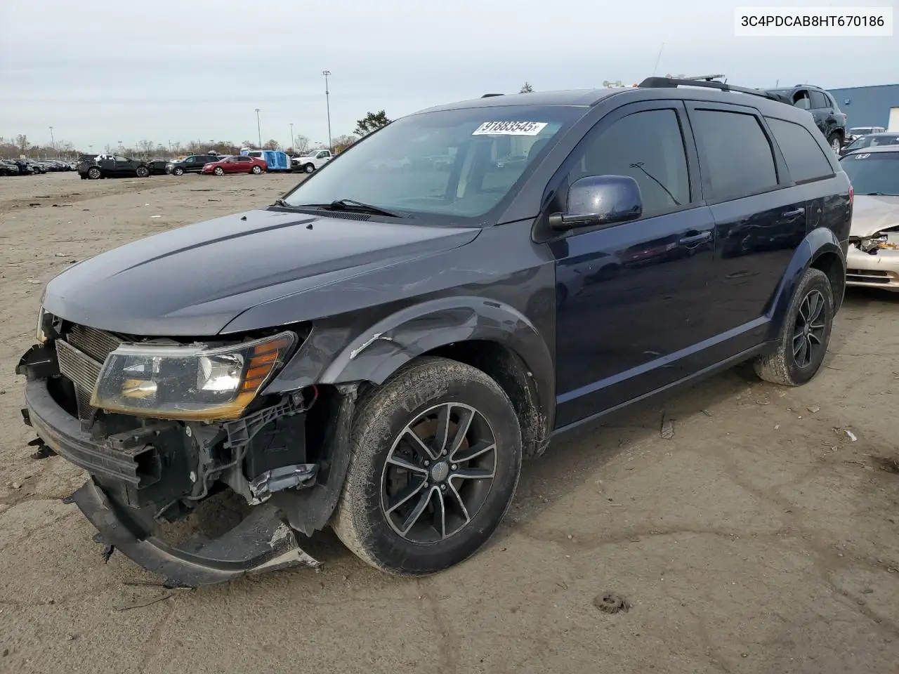 3C4PDCAB8HT670186 2017 Dodge Journey Se