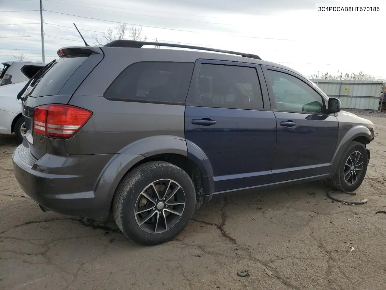 3C4PDCAB8HT670186 2017 Dodge Journey Se