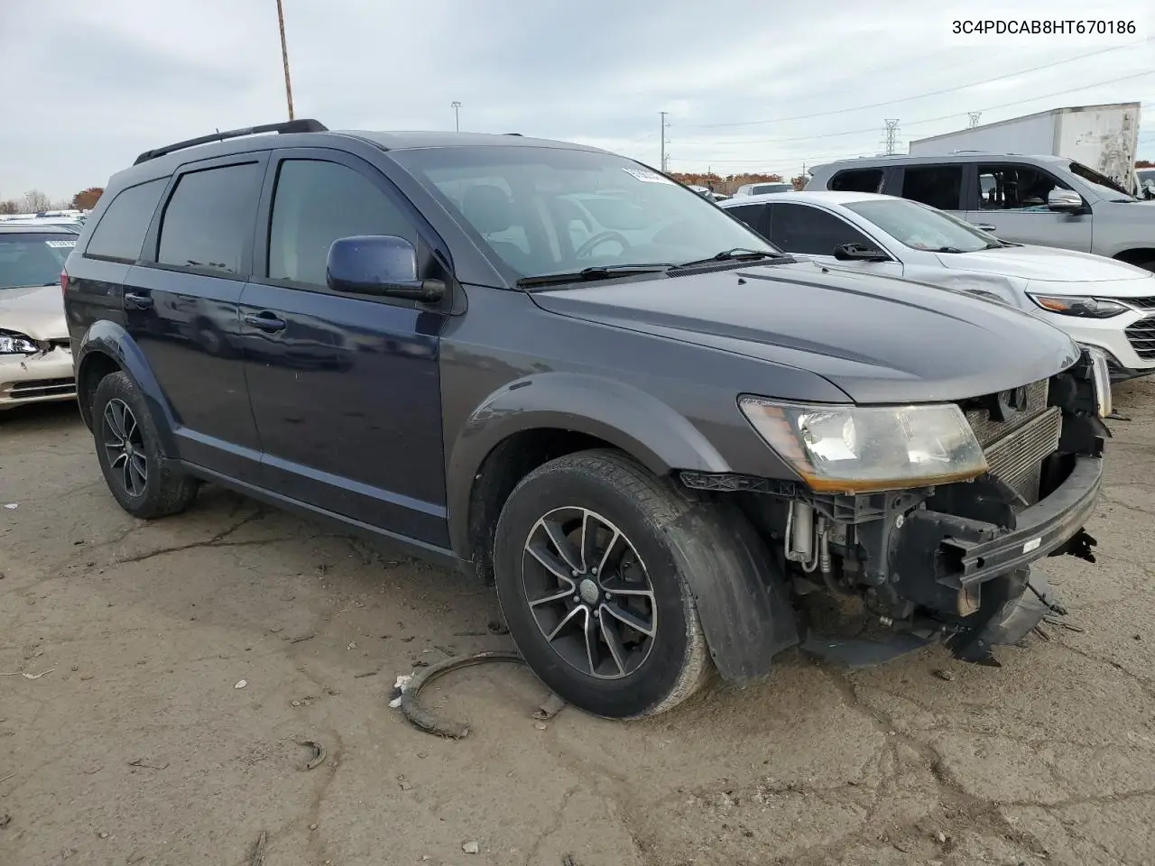 3C4PDCAB8HT670186 2017 Dodge Journey Se