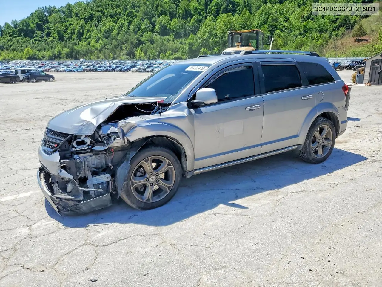 2018 Dodge Journey Crossroad VIN: 3C4PDCGG4JT215831 Lot: 55463416