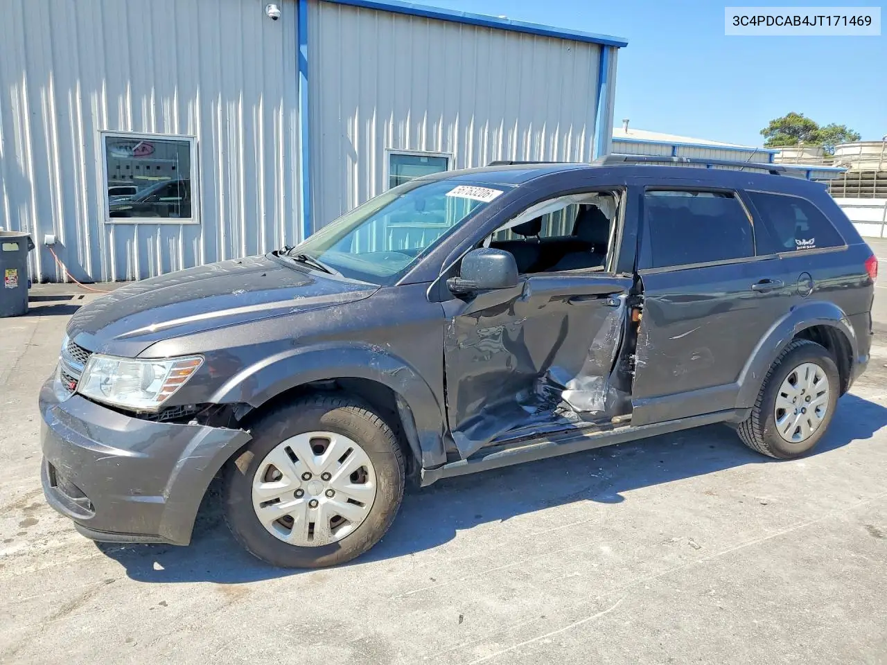 2018 Dodge Journey Se VIN: 3C4PDCAB4JT171469 Lot: 56763206