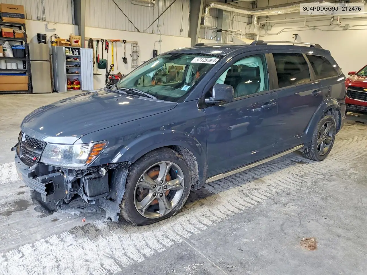 2018 Dodge Journey Crossroad VIN: 3C4PDDGG9JT212476 Lot: 57129896