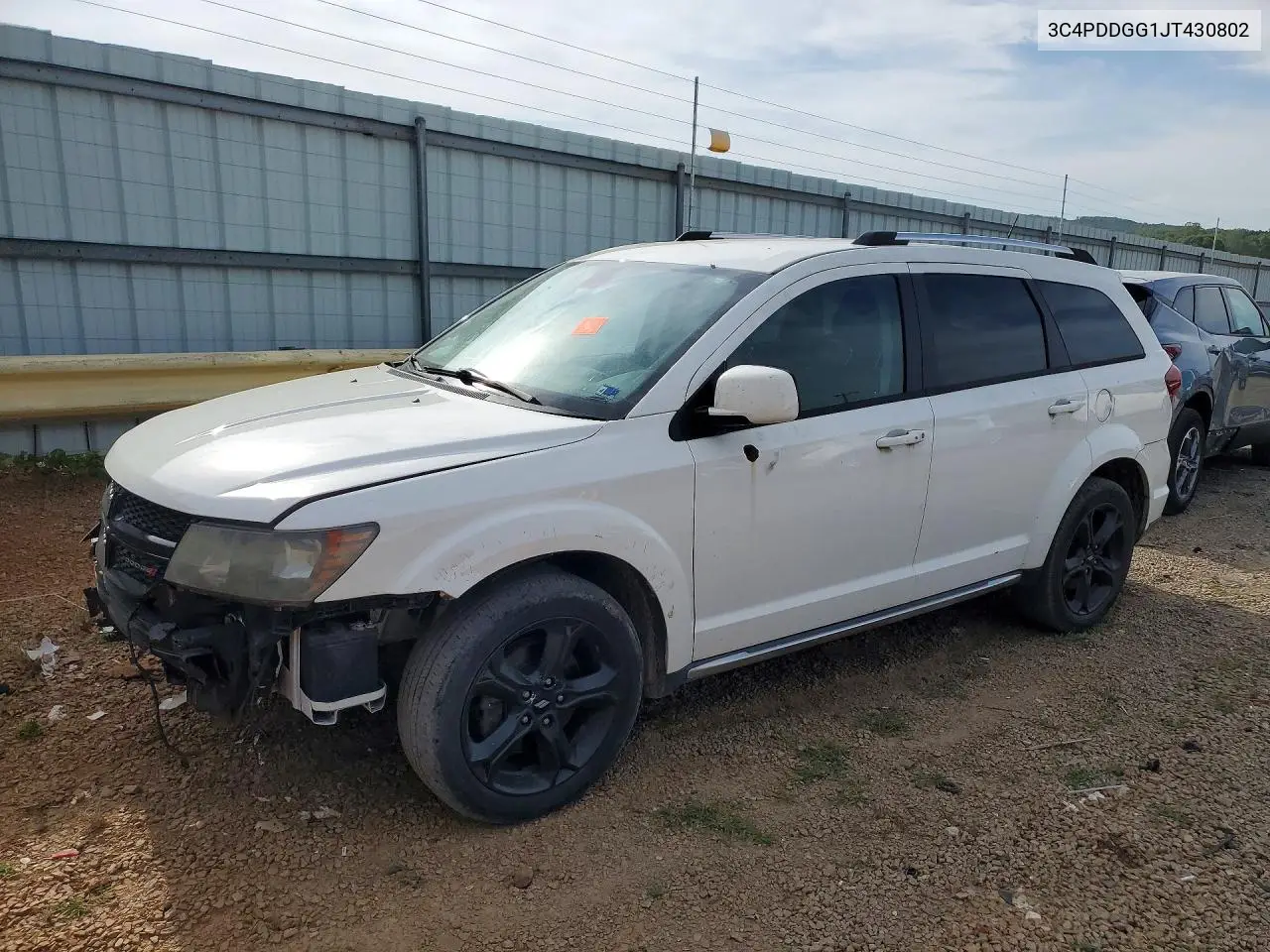 2018 Dodge Journey Crossroad VIN: 3C4PDDGG1JT430802 Lot: 57839566
