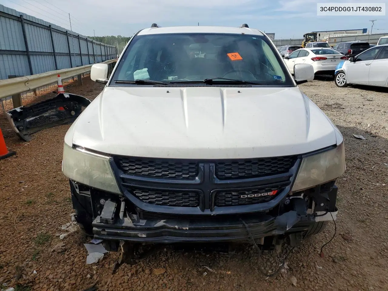 2018 Dodge Journey Crossroad VIN: 3C4PDDGG1JT430802 Lot: 57839566