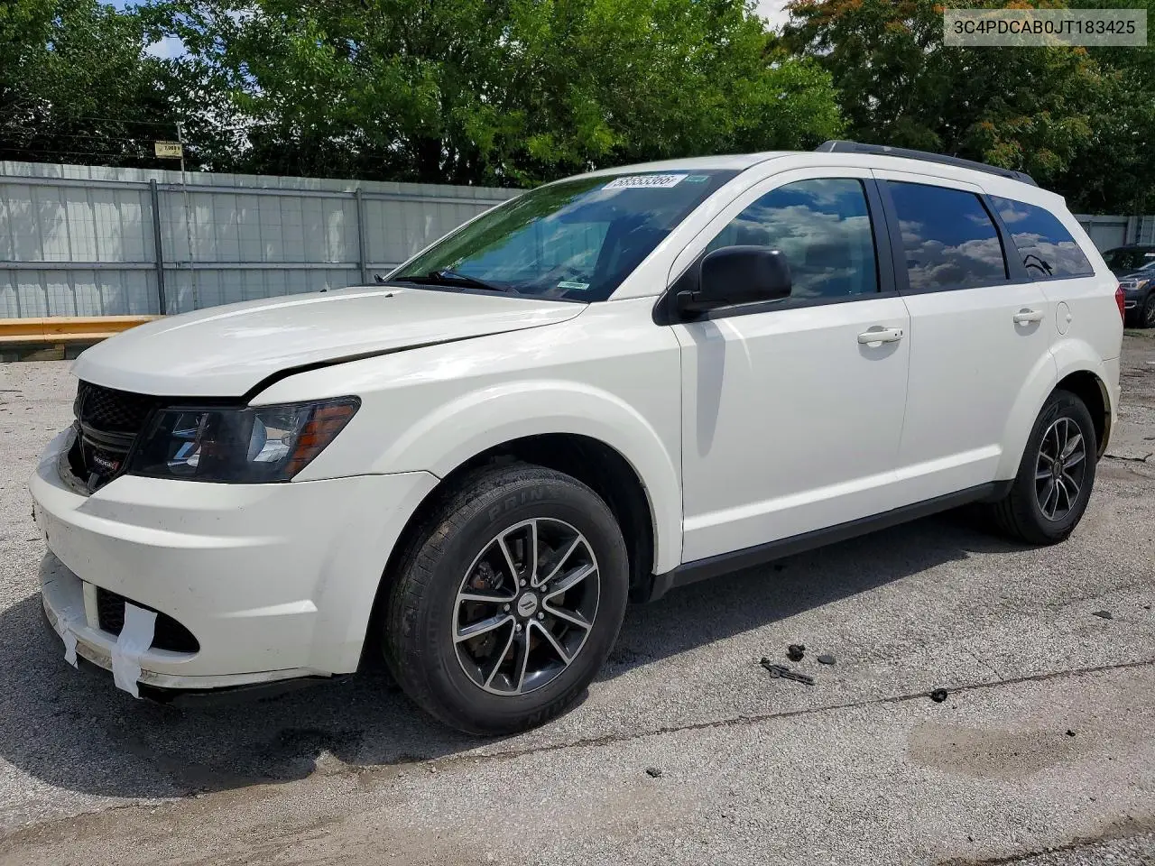 2018 Dodge Journey Se VIN: 3C4PDCAB0JT183425 Lot: 58553366