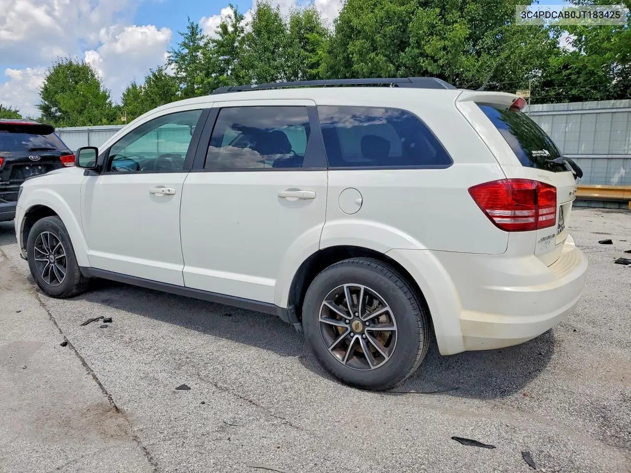 2018 Dodge Journey Se VIN: 3C4PDCAB0JT183425 Lot: 58553366