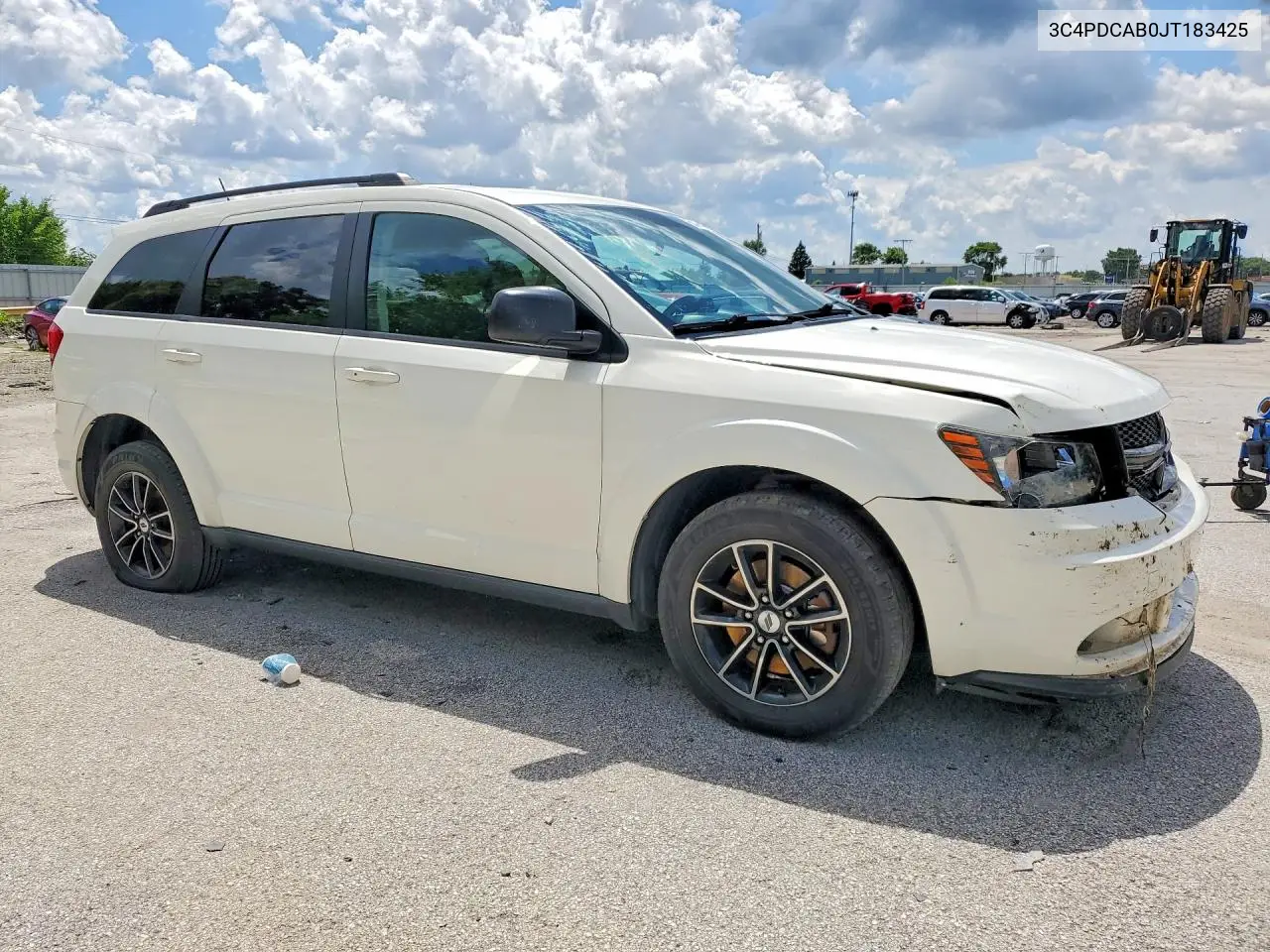 2018 Dodge Journey Se VIN: 3C4PDCAB0JT183425 Lot: 58553366