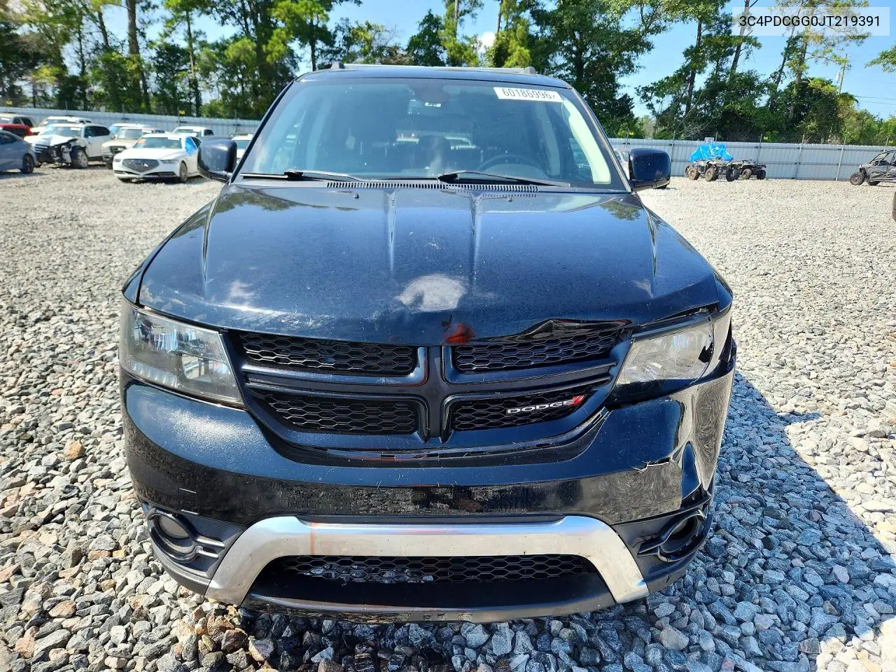 2018 Dodge Journey Crossroad VIN: 3C4PDCGG0JT219391 Lot: 60186996