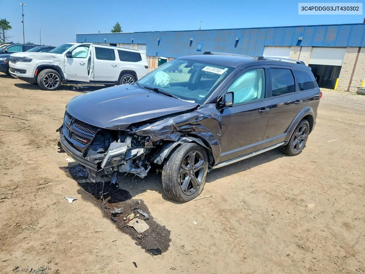 2018 Dodge Journey Crossroad VIN: 3C4PDDGG3JT430302 Lot: 60230266