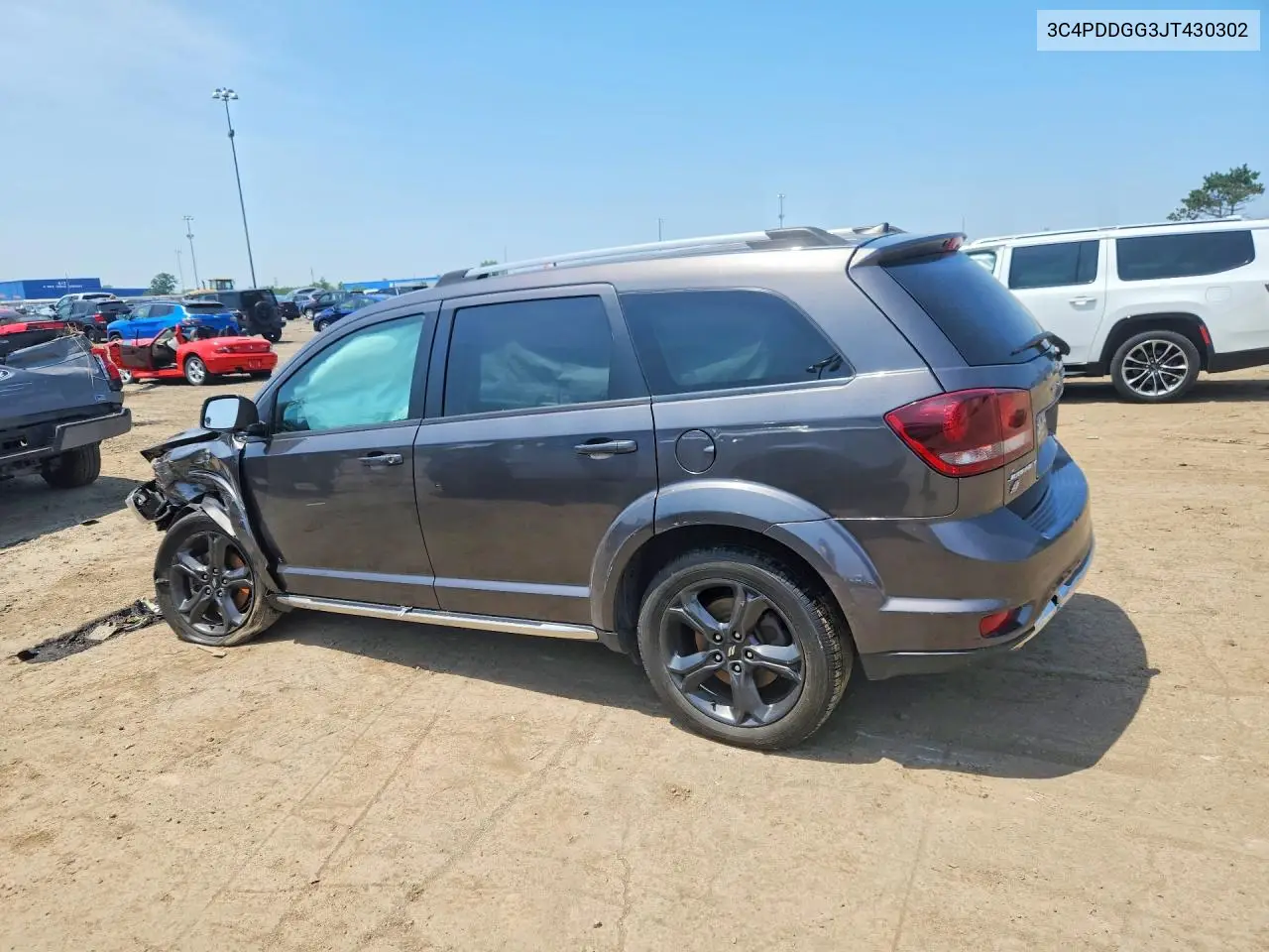 2018 Dodge Journey Crossroad VIN: 3C4PDDGG3JT430302 Lot: 60230266