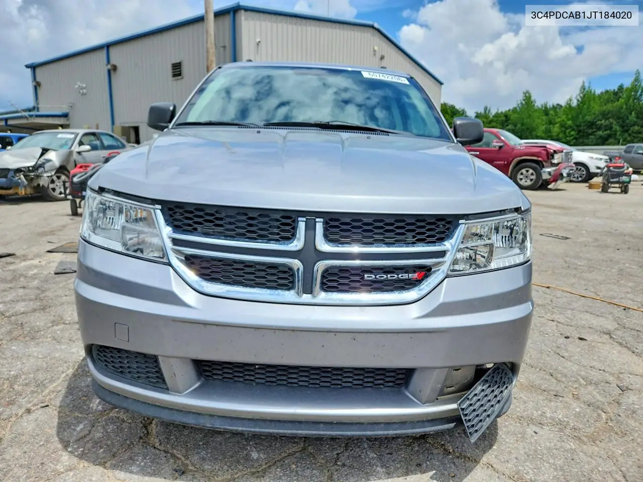 2018 Dodge Journey Se VIN: 3C4PDCAB1JT184020 Lot: 60742206