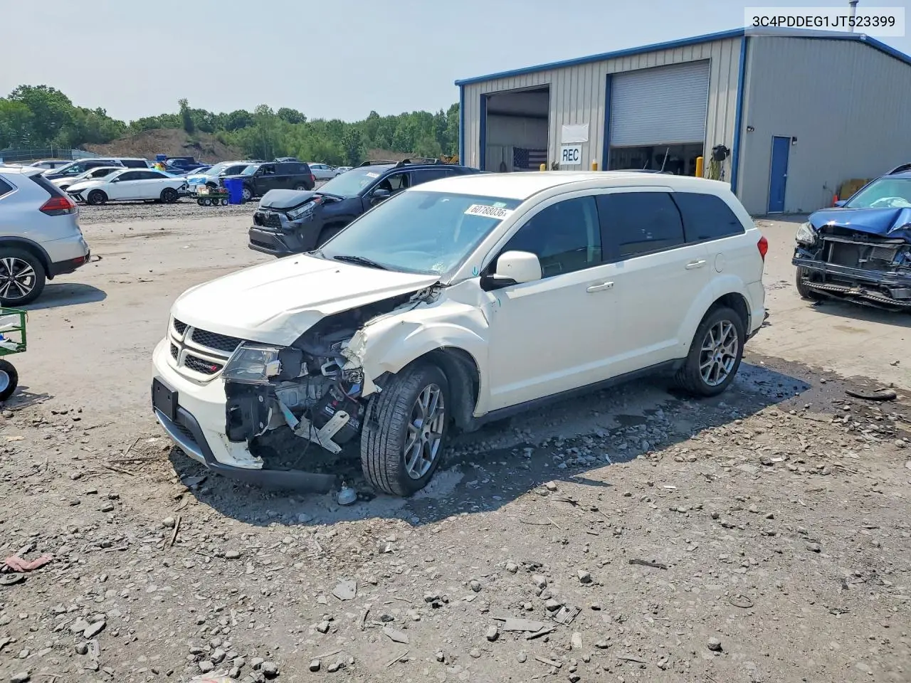 2018 Dodge Journey Gt VIN: 3C4PDDEG1JT523399 Lot: 60788036