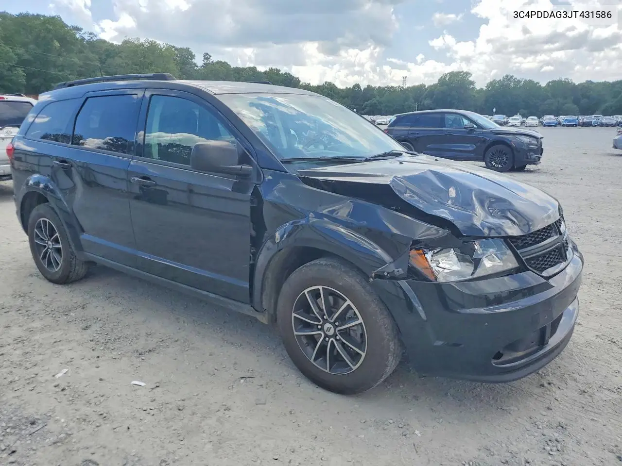 2018 Dodge Journey Se VIN: 3C4PDDAG3JT431586 Lot: 60860796