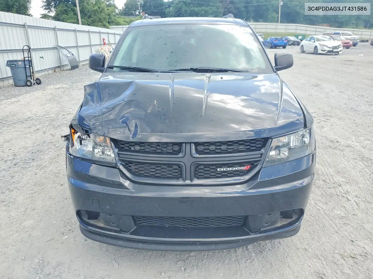 2018 Dodge Journey Se VIN: 3C4PDDAG3JT431586 Lot: 60860796
