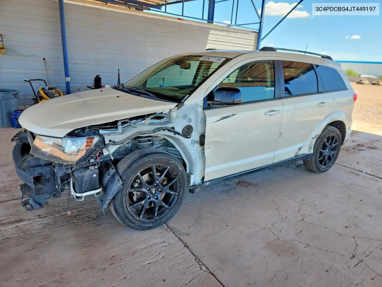 2018 Dodge Journey Sxt VIN: 3C4PDCBG4JT449197 Lot: 60927116