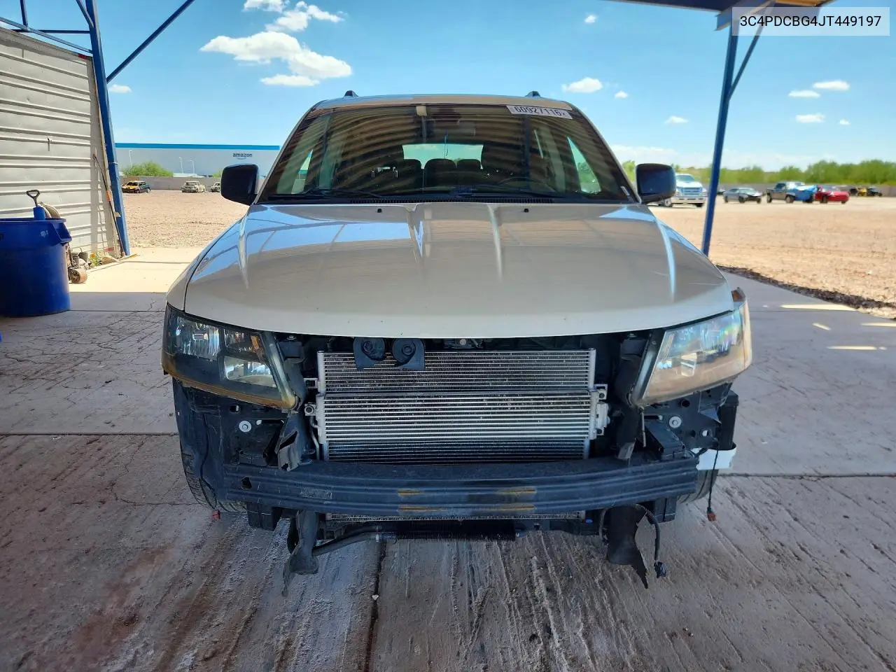 2018 Dodge Journey Sxt VIN: 3C4PDCBG4JT449197 Lot: 60927116