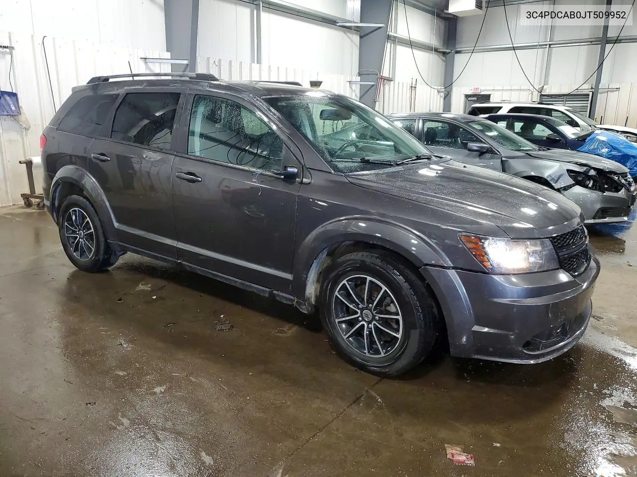 2018 Dodge Journey Se VIN: 3C4PDCAB0JT509952 Lot: 61218996