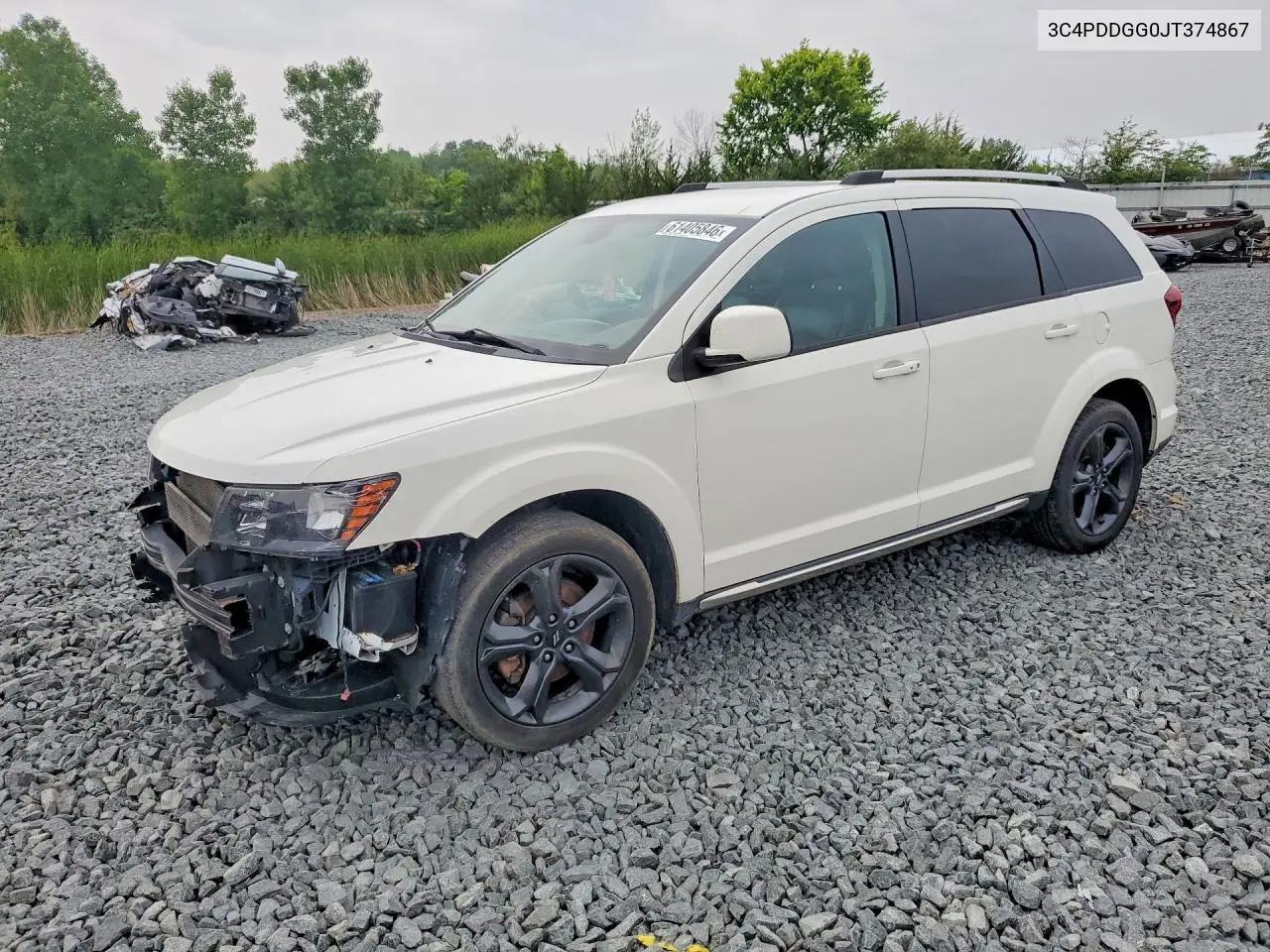 2018 Dodge Journey Crossroad VIN: 3C4PDDGG0JT374867 Lot: 61405846