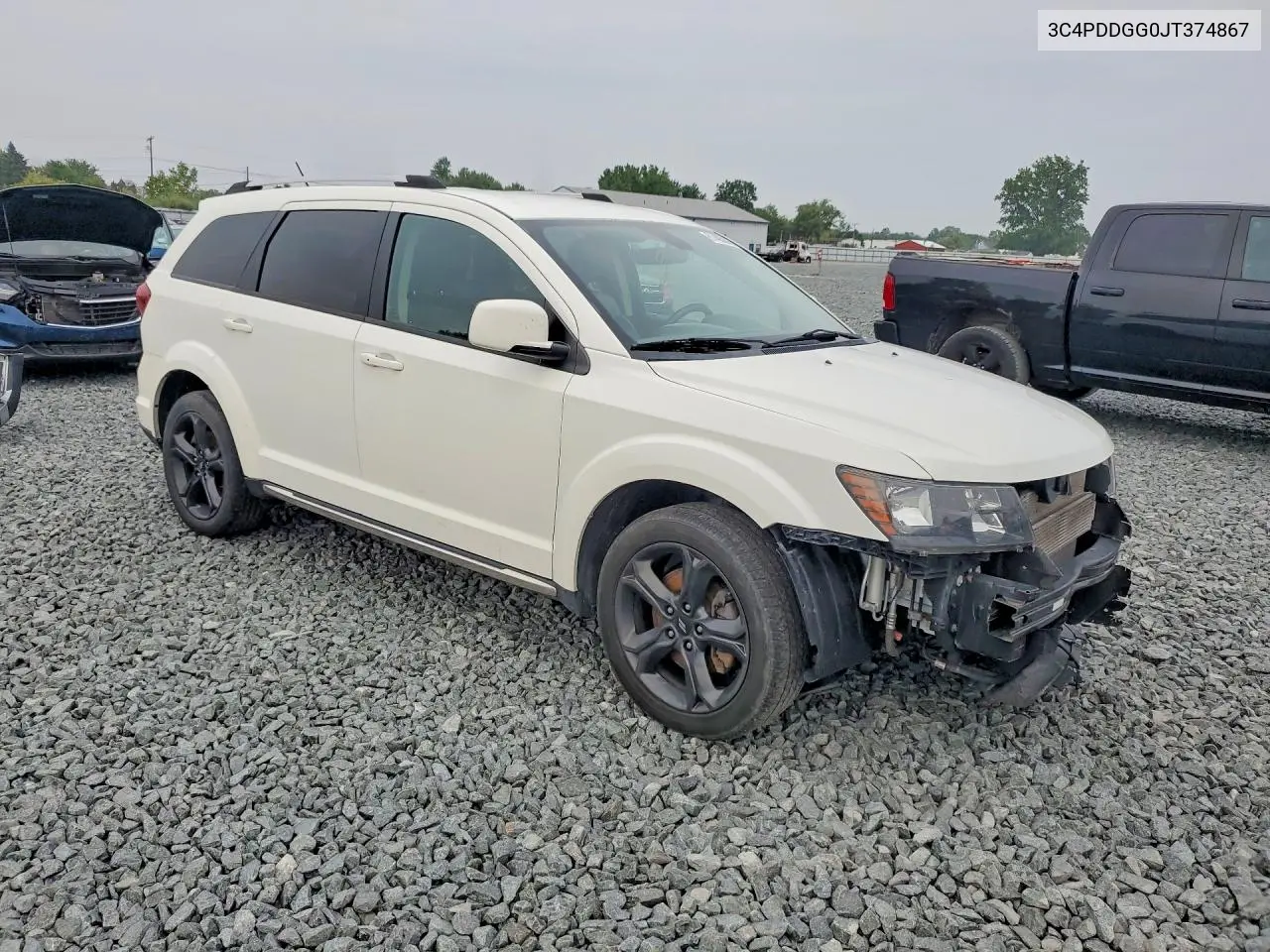 2018 Dodge Journey Crossroad VIN: 3C4PDDGG0JT374867 Lot: 61405846