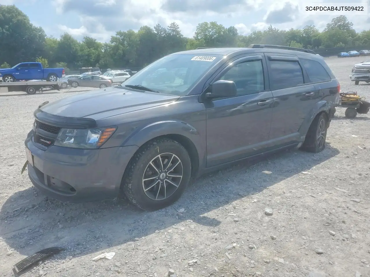 2018 Dodge Journey Se VIN: 3C4PDCAB4JT509422 Lot: 61409006