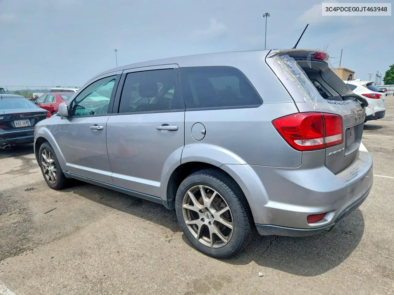 2018 Dodge Journey Gt VIN: 3C4PDCEG0JT463948 Lot: 61416216