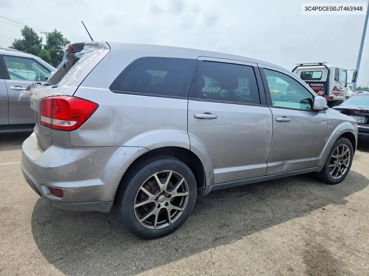 2018 Dodge Journey Gt VIN: 3C4PDCEG0JT463948 Lot: 61416216