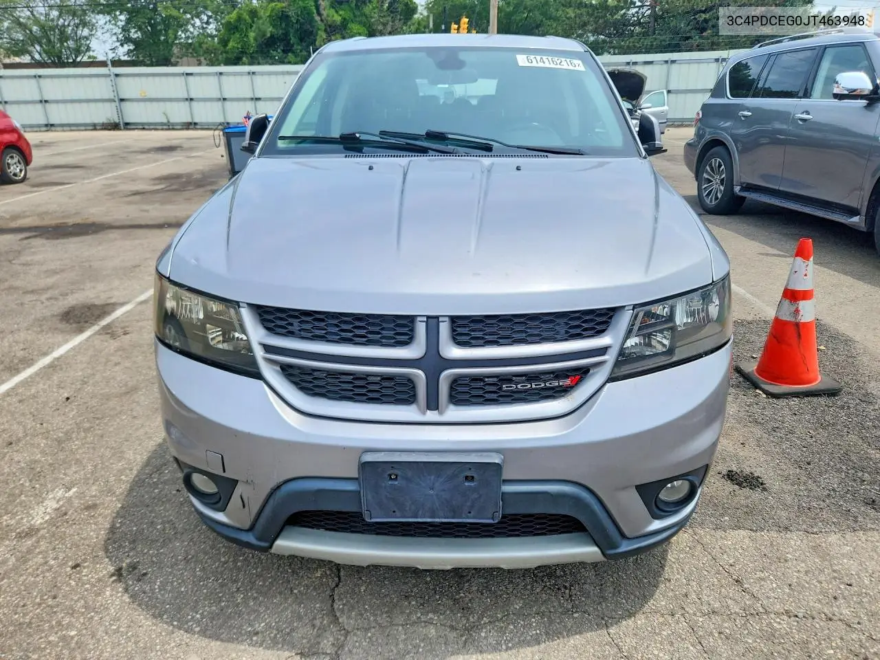2018 Dodge Journey Gt VIN: 3C4PDCEG0JT463948 Lot: 61416216