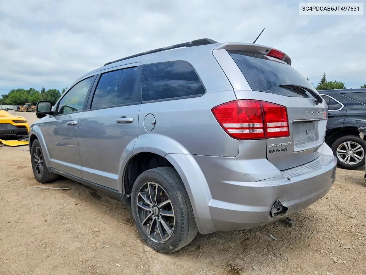 2018 Dodge Journey Se VIN: 3C4PDCAB6JT497631 Lot: 61562646