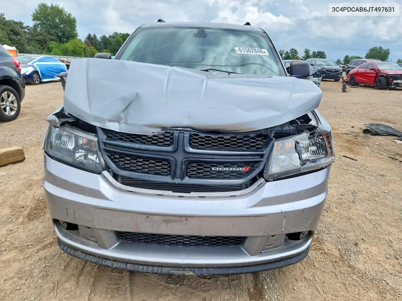 2018 Dodge Journey Se VIN: 3C4PDCAB6JT497631 Lot: 61562646