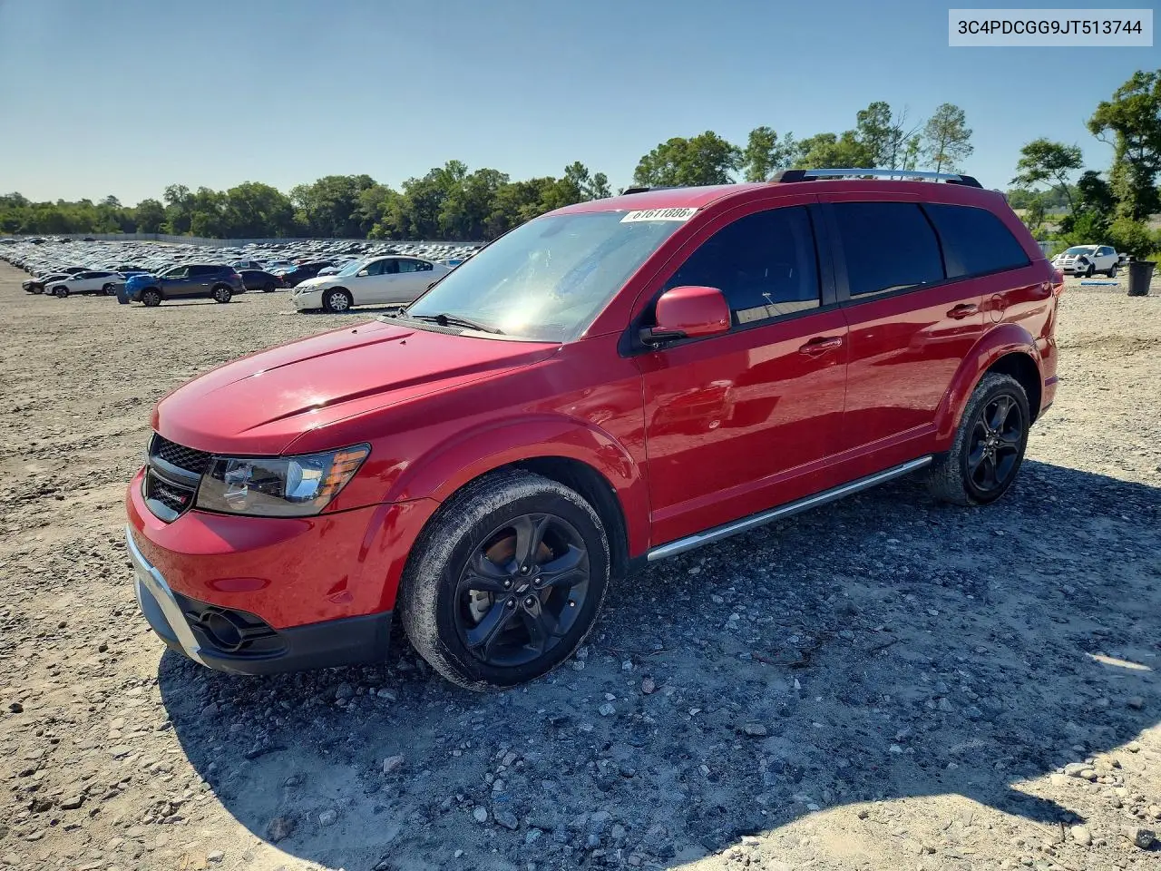 2018 Dodge Journey Crossroad VIN: 3C4PDCGG9JT513744 Lot: 61611886