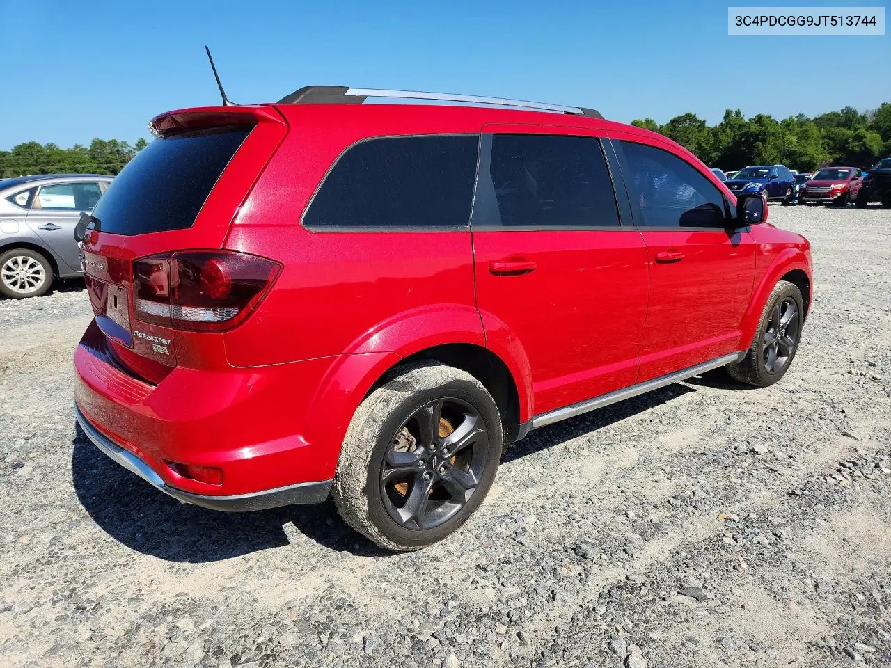 2018 Dodge Journey Crossroad VIN: 3C4PDCGG9JT513744 Lot: 61611886