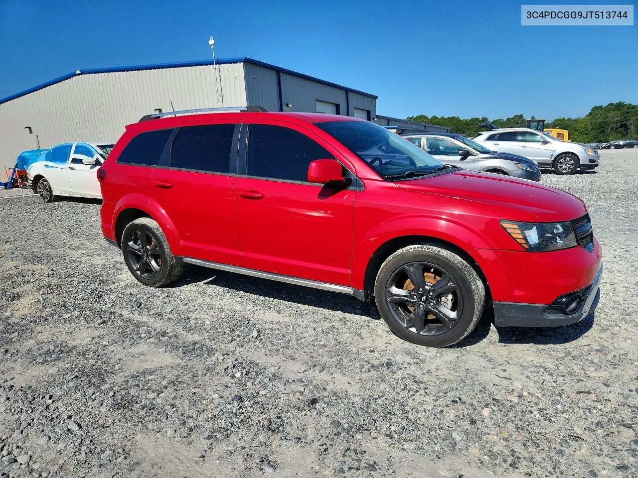 2018 Dodge Journey Crossroad VIN: 3C4PDCGG9JT513744 Lot: 61611886