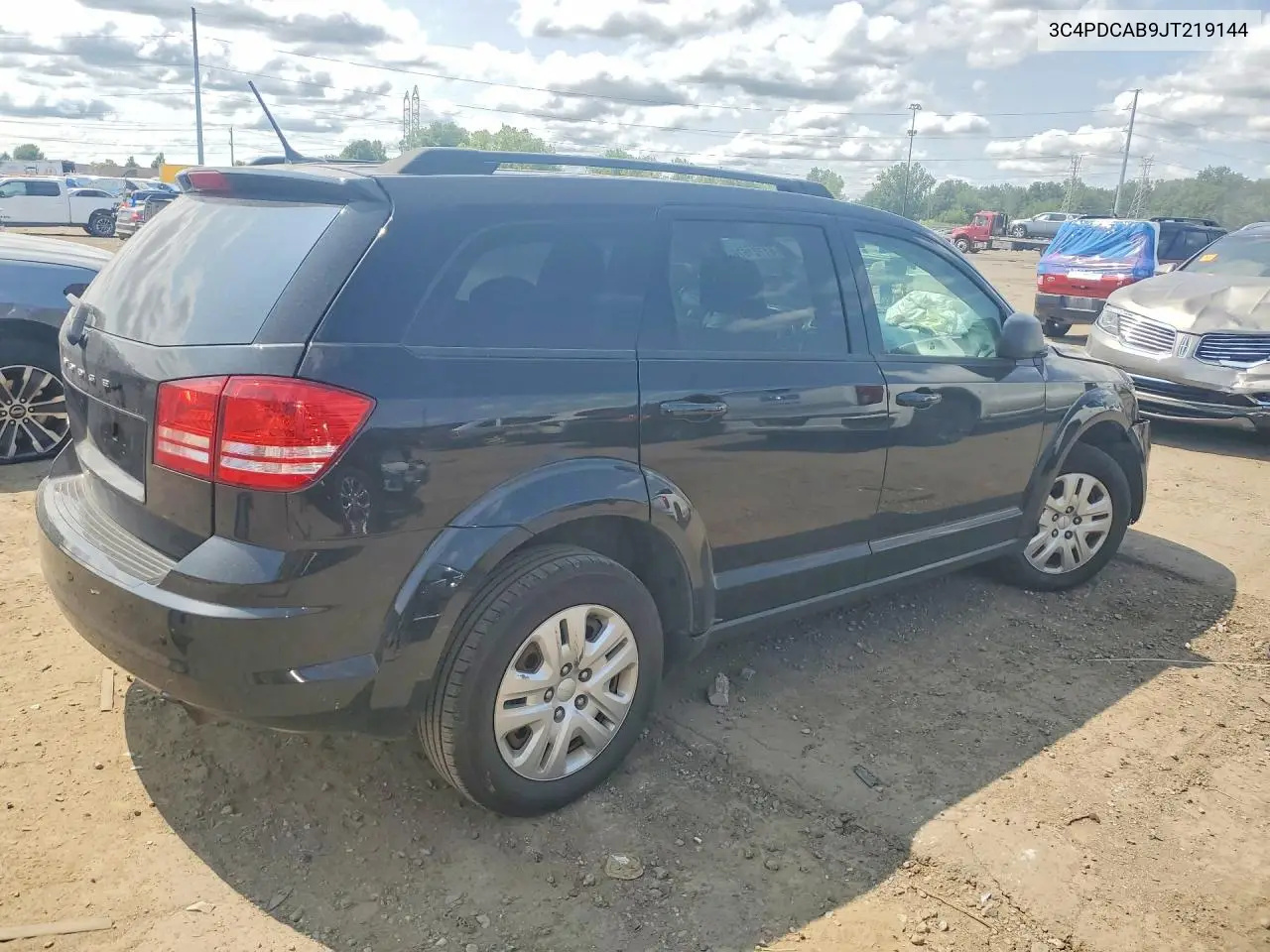 2018 Dodge Journey Se VIN: 3C4PDCAB9JT219144 Lot: 61721676