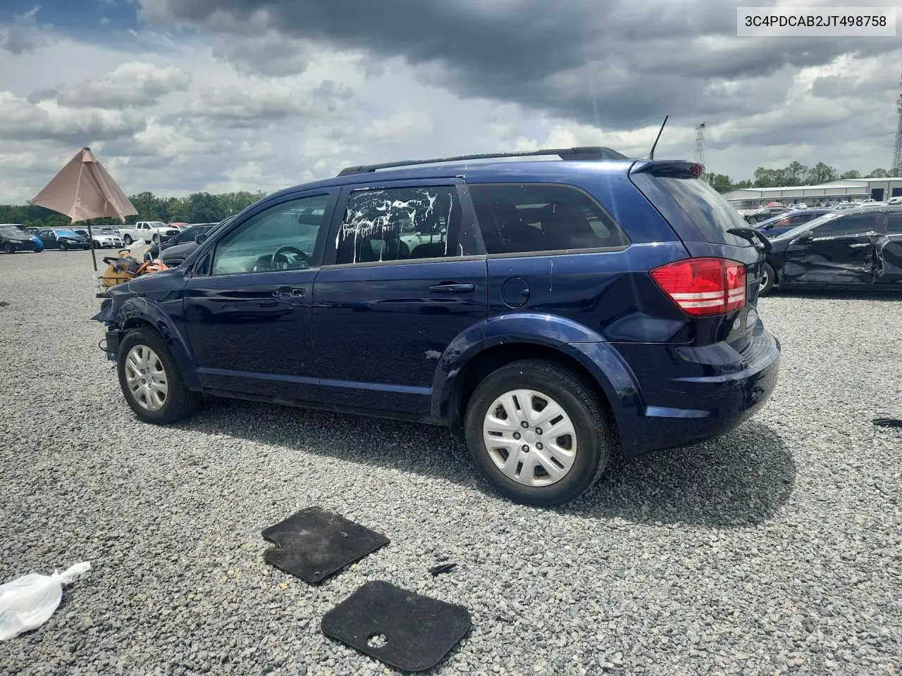 2018 Dodge Journey Se VIN: 3C4PDCAB2JT498758 Lot: 61849146