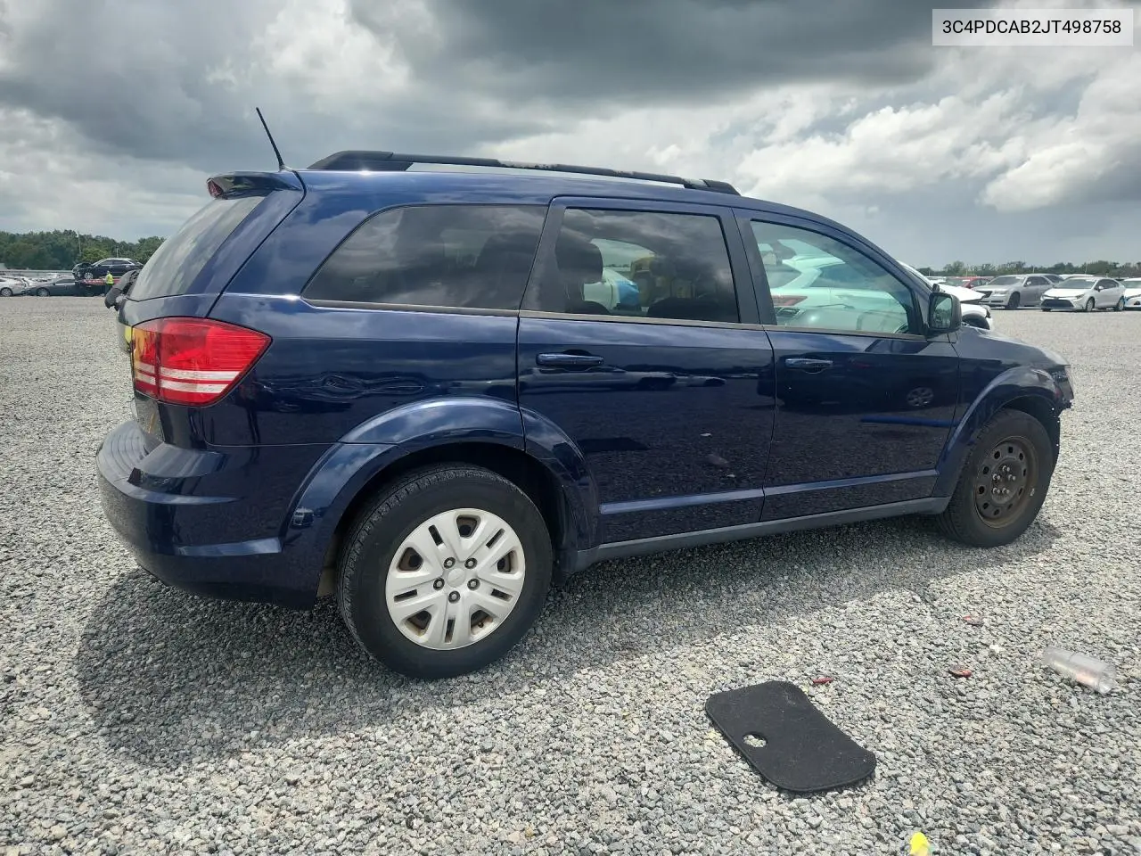 2018 Dodge Journey Se VIN: 3C4PDCAB2JT498758 Lot: 61849146